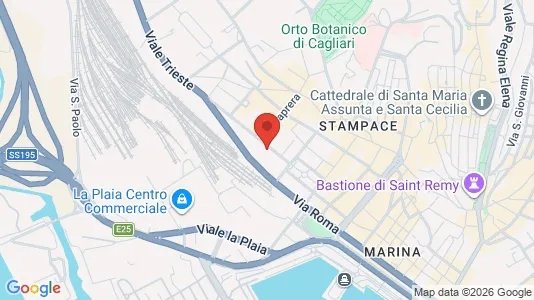 Lokaler til salg i Cagliari - kort over placeringen