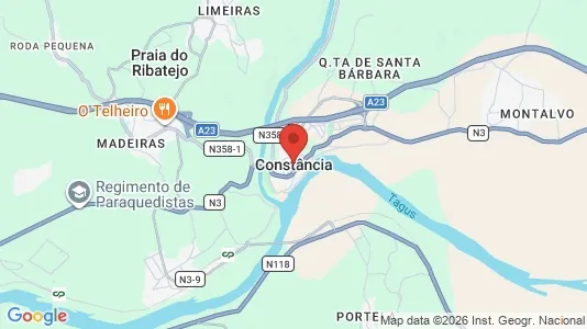 Butikslejemål til leje i Constância - Foto fra Google Street View