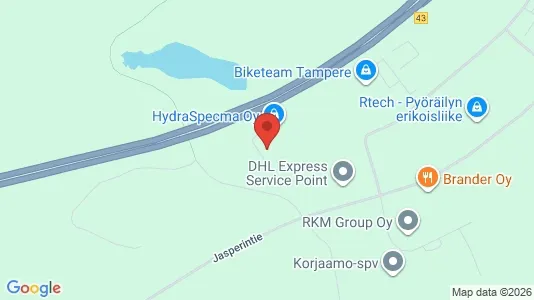 Office spaces for rent i Pirkkala - kort over placeringen