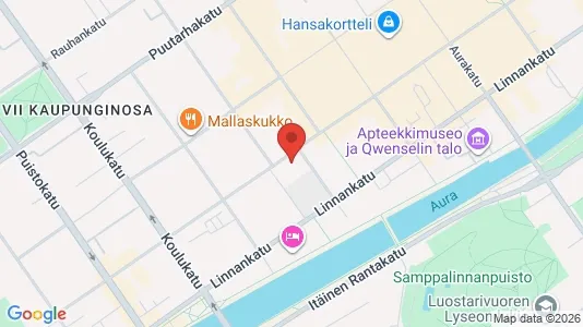 Office spaces for rent i Turku - kort over placeringen