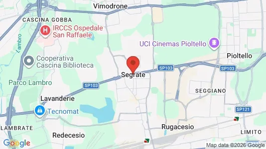 Büros zur Miete i Segrate – Foto von Google Street View