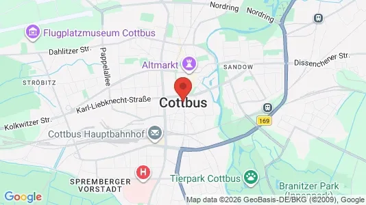 Kontorlokaler til leje i Cottbus - Foto fra Google Street View