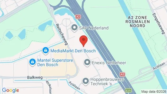 Büros zur Miete i Den Bosch - kort over placeringen