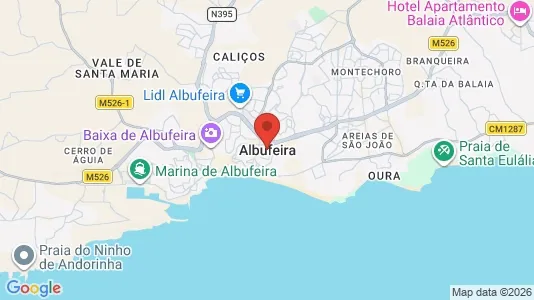 Lokaler til leje i Albufeira - Foto fra Google Street View