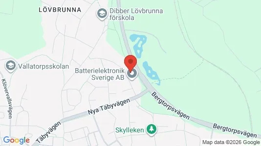 Werkstätte zur Miete i Täby - kort over placeringen