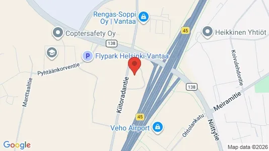 Værkstedslokaler til leje i Vantaa - Foto fra Google Street View