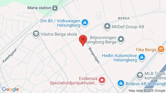Kontorlokaler til leje i Helsingborg - Foto fra Google Street View