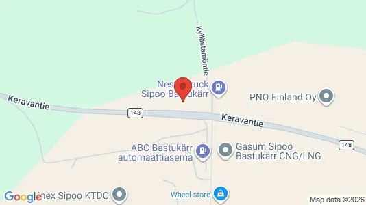 Lokaler til leje i Sipoo - kort over placeringen