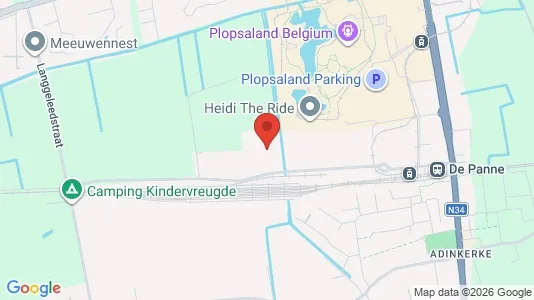 Lager zur Miete i De Panne – Foto von Google Street View