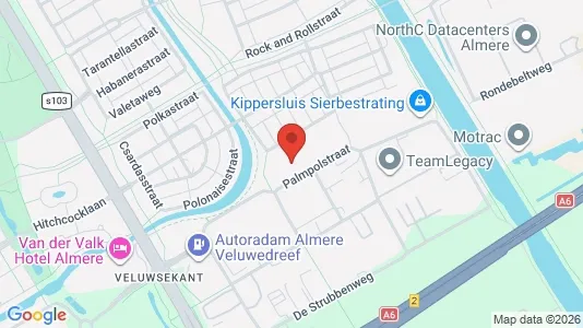 Gewerbeflächen zur Miete i Almere – Foto von Google Street View