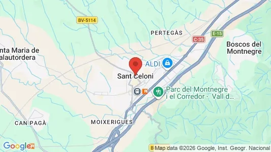 Lokaler til leje i Sant Celoni - Foto fra Google Street View