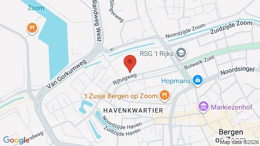Büros zur Miete i Bergen op Zoom - kort over placeringen