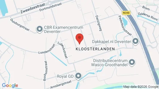 Liikekiinteistöt Vuokrattavana i Deventer - Kuva Google Street Viewstä