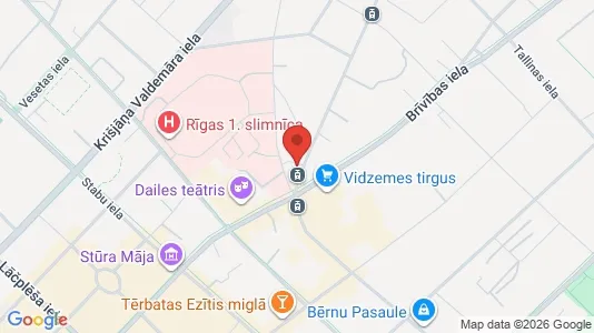 Espacios de oficina En alquiler i Riga Centrs - Foto de Google Street View