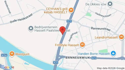 Lokaler til salg i Hasselt - Foto fra Google Street View