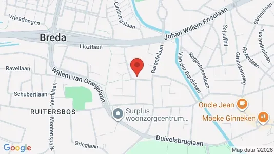 Propiedades comerciales En alquiler i Breda - kort over placeringen