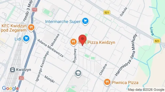 Lokale biurowe Do wynajęcia i Kwidzyński - kort over placeringen