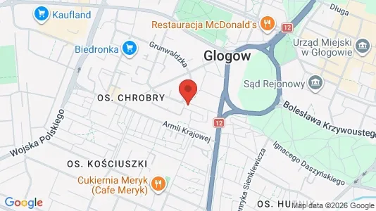 Espacios de oficina En alquiler i Głogowski - Foto de Google Street View