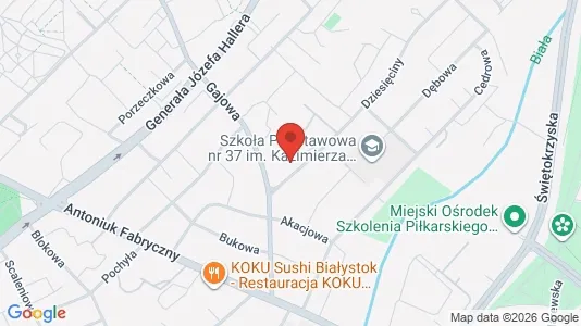 Lokale biurowe Do wynajęcia i Białystok - kort over placeringen
