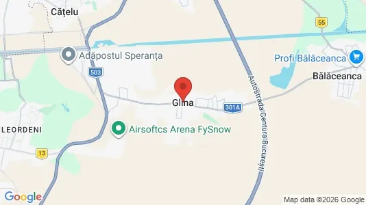 Commercial properties for rent i Glina - kort over placeringen