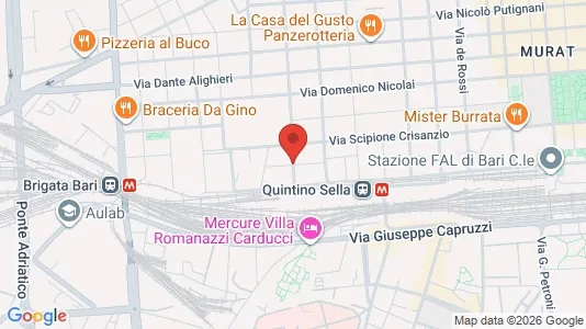 Företagslokaler till salu i Bari – Foto från Google Street View