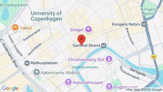 Kontorlokaler til leje i København K - kort over placeringen