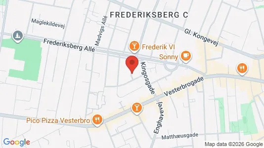Kontorer til leie i Frederiksberg C – Bilde fra Google Street View