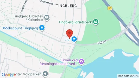 Commercial properties for rent i Brønshøj - kort over placeringen
