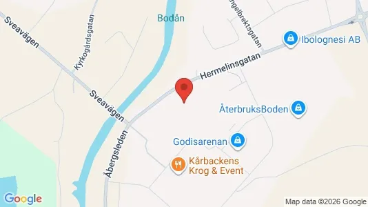 Büros zur Miete i Boden – Foto von Google Street View