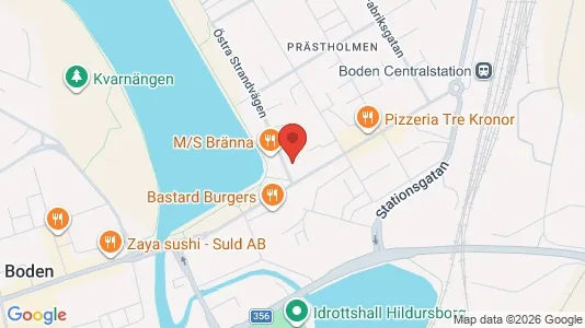 Kontorlokaler til leje i Boden - Foto fra Google Street View