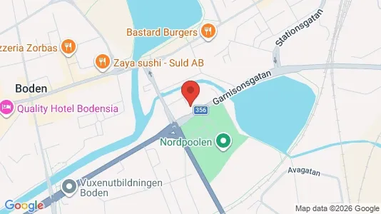 Kontorslokaler för uthyrning i Boden – Foto från Google Street View