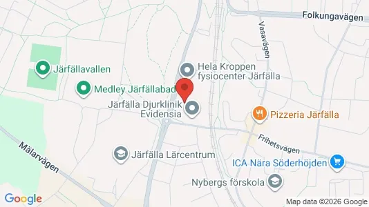 Kontorslokaler för uthyrning i Järfälla - kort over placeringen