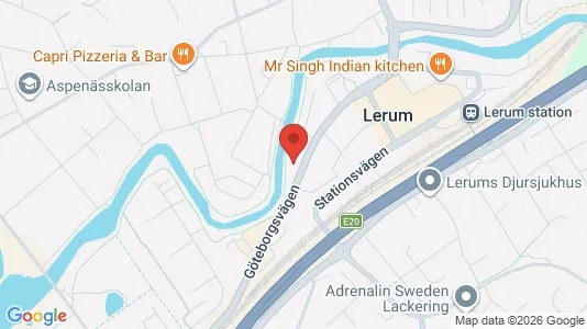 Nieruchomości komercyjne Do wynajęcia i Lerum - kort over placeringen