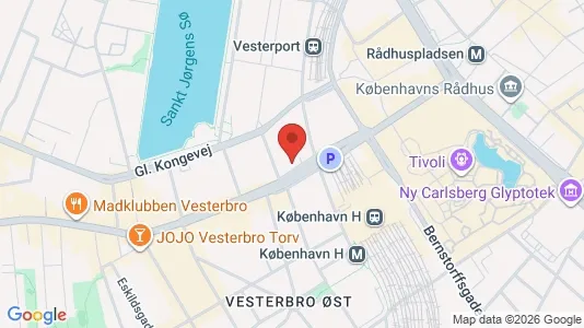 Kontorslokaler för uthyrning i Vesterbro – Foto från Google Street View