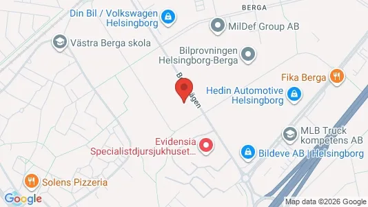 Büros zur Miete i Helsingborg - kort over placeringen