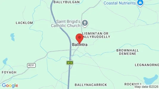 Propiedades comerciales En alquiler i Ballintra - Foto de Google Street View