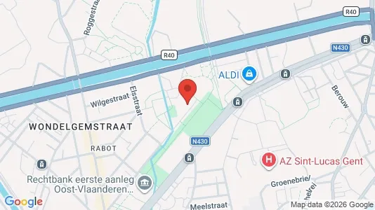 Lokaler til leje i Stad Gent - kort over placeringen
