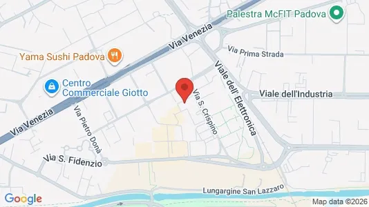 Commercial properties for rent i Padova - kort over placeringen