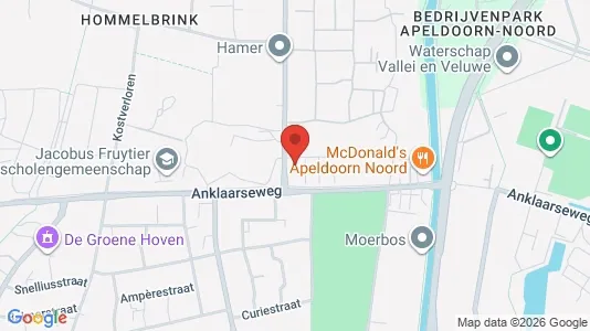 Commercial properties for sale i Apeldoorn - kort over placeringen