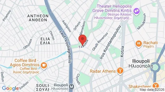 Propiedades comerciales En venta i Agios Dimitrios - kort over placeringen