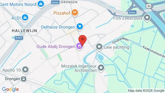 Office spaces for rent i Gent Drongen - kort over placeringen