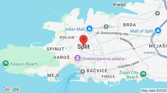 Lokaler til leie i Split – Bilde fra Google Street View