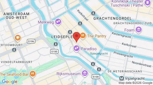 Kontorslokaler för uthyrning i Amsterdam Centrum – Foto från Google Street View