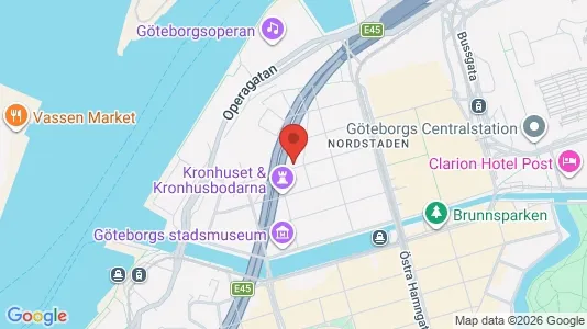 Kontorlokaler til leje i Gøteborg Centrum - Foto fra Google Street View