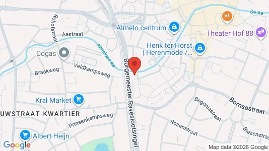 Commercial properties for rent i Almelo - kort over placeringen