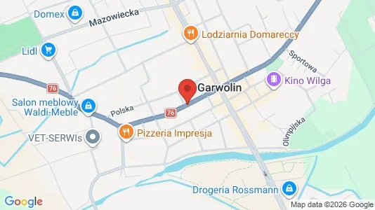 Office spaces for rent i Garwoliński - kort over placeringen