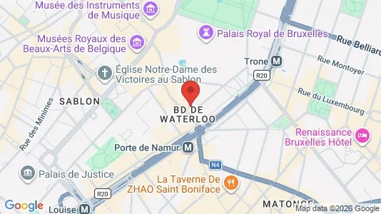 Propiedades comerciales En alquiler i Stad Brussel - Foto de Google Street View