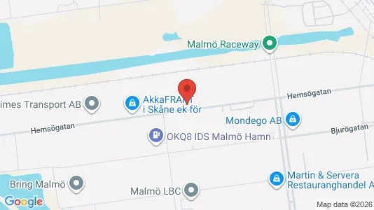 Lagerlokaler til leje i Malmø Centrum - Foto fra Google Street View