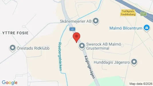 Verkstedhaller til leie i Fosie – Bilde fra Google Street View