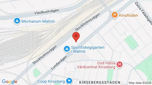 Espacios de oficina En alquiler i Kirseberg - Foto de Google Street View